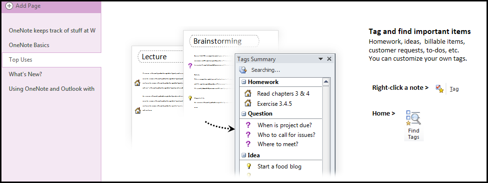 Getting Things Done Onenote